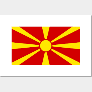 Flag of Macedonia Posters and Art